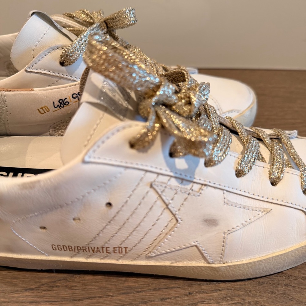 Metallic superstar Golden goose nwt! - Picture 14 of 16